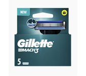 Gillette Mach3 recambio para Maquinilla de Afeitar para Hombre pack de 4, 5 o 7 unidades