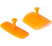 2Pcs Golf Grip Friction Stickers Silicone Golf Grip Strength Aid Light Grip Pad Golf Training Accessories