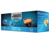 Bialetti Caffè d'Italia - 26 Cápsulas - Milano, Roma, Napoli - Compatible con Máquinas Bialetti Sistema Cerrado, 100% Aluminio