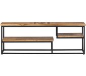 vidaXL Mueble de TV teca maciza reciclada 110x30x39 cm, Mueble de Salon, Mueble TV, Mueble TV salon, Mesa de TV, Mueble tele