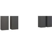 vidaXL Muebles para TV 4 uds aglomerado 30,5x30x60 cm, Mueble de Salon, Mueble TV, Mueble TV salon, Mesa de TV, Mueble tele