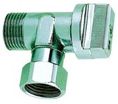 STH Llave Escuadra AMERICA Tuerca Loca 3/8 x 3/8" Standard Hidraulica SH40037