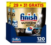 Finish Powerball ULTIMATE PLUS ALL IN 1 x60 x120 x180 x240 Pastillas para Lavavajillas, Limpieza Intensiva, Elimina Restos Quemados, Brillo Diamante, Cuida y Protege
