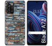 Funda Silicona para ZTE Blade A72 diseño Ladrillo 05 Dibujos