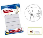 HIDALGO Cinta Elástica 15mm x 3m Blanca - HIDALGO - Ideal para Ratched - 20991 Cinta elástica Complementos para el Motor Trinquetes / Ratchets
