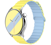 20mm 22mm watch strap For Amazfit GTS 4/2/Mini/2e/GTR 3 pro/GTR4/stratos belt Silicone Magnetic Loop bracelet amazfit bip u pro
