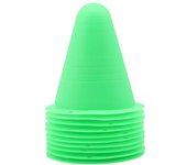 10Pcs/Set Skate Marker Training Road Cones Roller Football Soccer Rugby Training Soft Tower Skating Obstacle Roller Skate Pile