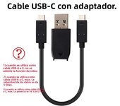 USB-C cable with USB-A Adapter Dongle USB 3.1 Gen.2 10G Short Hybrid 2-in-1 USB C Cable for Iphone portable SSD Macs laptop