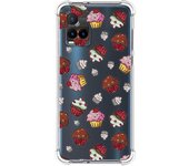 Funda Silicona Antigolpes para Vivo Y21 / Y21s / Y33s diseño Muffins Dibujos