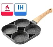 2/4-Hole Frying Pot Pan Thickened Omelet Pan Non-stick Egg Pancake Steak Pan Cooking Egg Ham Pans Breakfast Maker Cookware Pan