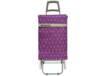 Carrito de compras de supermercado con bolsa para almacenamiento de alimentos, carrito plegable portátil para el hogar, cesta de equipaje de almacenamiento, ecológica, ligero, grande.