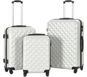 vidaXL Juego de Maletas Rígidas con Ruedas 3 Piezas ABS Trolley Color Antracita,  Azul,  Negro y mas