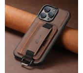 SUTENI Luxury Leather Card Holder Phone Case Wrist Strap Wallet for iPhone 16 15 14 13 12 11 Pro Plus Max X Xs XR