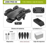 Professional L900 Pro MAX Drone GPS Double 4K WIFI FPV Camera Obstacle Avoidance Brushless Motor RC Quadcopter Mini Dron Toy