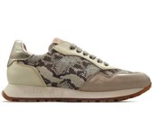Hispanitas PHV253812 Zapatos sneakers de piel con cordones,suela de goma,rejilla,calado,deportivo casual, para señora