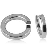 GB93 304 Stainless Steel Spring Split Lock Washer Elastic Gasket M1.6 M2 M3 M4 M5 M6 M8 M10 M12 M14 M16 M18 M20 M22 M24 M27