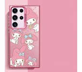 Sanrio Cute melody Case for Samsung Galaxy S24 Ultra S20 S21 FE S23 Ultra Note 20 S22 Plus S20 FE S24 Soft Cover Luxury