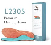 Plantilla Aetrex Premium Memory Foam para Hombres - Soporte de Arco y Amortiguación Superior