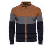 2024 nueva chaqueta suéter para hombres tamaño europeo otoño e invierno suéter cárdigan chaqueta de moda de alta calidad para hombres
