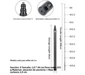 Invisible Selfie Stick for GoPro 13 12 11 10 9 8 Insta360 X5 X4 X3 X2 1/4" Extended Monopod Pole For Sports Camera Accessories