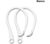 1 Pair Silicone Anti-lost Ear Hook for Apple AirPods 1 2 3 Pro Sports Anti-drop Ear Hook Wireless Earphone Ear Hook White Black