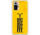 Funda compatible con Xiaomi Redmi Note 10 Pro / Pro Max - Be Unique Funda Gel get fit