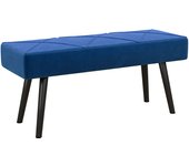 HOMCOM Taburete Pie de Cama Multifuncional Banco Pie de Cama Moderno Banco Dormitorio con Pies de Acero y Asiento Acolchado Carga 120 kg para Entrada Pasillo 100x36x45 cm Gris/Verde