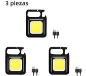 Mini Keychain LED Flashlight Portable COB Camping Lamp Multifunctional Rechargeable Work Lights Outdoor Fishing Hiking Lanterns