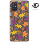 Tumundosmartphone Funda Gel Transparente Samsung Galaxy A71 5G Diseño Otoño