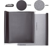 1pc 55 x 11.8” PU Leather Book Cloth Black for A4-A8 Books Binding Smooth Leather Surface Polyurethane Coated Non-Woven