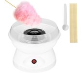 Máquina para hacer algodón de azúcar de primera calidad, kit vintage para hacer algodón de azúcar con recipiente para evitar salpicaduras, minimáquina para hacer algodón de azúcar para regalo de niños, fiesta de cumpleaños