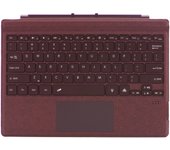 1089D For Microsoft Surface Pro 7+ / 7 / 6 / 5 / 4 / 3 Colorful Backlit Tablet Bluetooth Keyboard wi