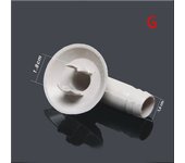 Air Conditioner Ac External Unit Drain Hose Connector Elbow Fitting With Rubber Ring For MEDIA KELON GREE AC