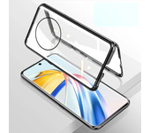 360° Magnetic Double-Sided Protection Cover for Honor 200 100 Magic6 5 4 Lite X50 X40 X9b X9A 70 60 Back Glass Metal Frame Case