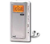 Sami radio mini xs 2 bandas digital 40 memorias dsp c/ auriculares rs-2985
