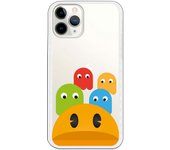 Funda compatible con iPhone 11 Pro - Comecocos y Fantasmas de Frente
