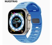 Sport Strap For Apple Watch Ultra band 49mm 45mm 40mm 44mm 42mm 41mm 38mm Silicone Air hole Bracelet iWatch Serie 8 7 6 SE 5 4 3
