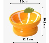 Cute Ceramic Elevated Cat Bowl Anti Vomiting Raised Ceramic Pet Food Bowl Pet Supplies Accessories Dog Cat Pet Supplies Dog Bowl