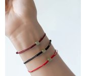 Hetian Jade Good Luck Beads Red Rope Bracelet Female Weaving Natal Year Gift To Girlfriend Couple Bracelet Anklet