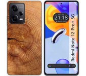 Funda Silicona para Xiaomi Redmi Note 12 Pro+ Plus 5G diseño Madera 04 Dibujos
