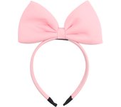 Fashion Mermaid Summer Big Metallic Bow Headband Children 7'' Bow Hairband Headwear DIY Party Festival Hair Accessories