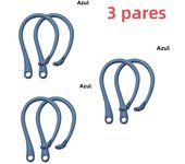 1 Pair Silicone Anti-lost Ear Hook for Apple AirPods 1 2 3 Pro Sports Anti-drop Ear Hook Wireless Earphone Ear Hook White Black