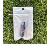 1pc Aluminum Alloy Tobacco Pipe Smoking Tools with Small Clean Brush