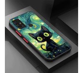 Starry Sky Cat Phone Case for Samsung Galaxy A12 A13 A14 A21s A22 A23 A24 A32 A33 A34 A50 A51 A53 A54 A70 A72 A73 5G Cover