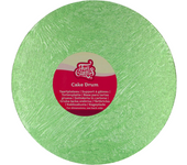 Glotomania - Cake Drum Redondo Verde Claro (Funcakes) - 30 Cm Ø - Cartón Resistente