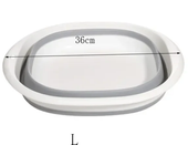 Baño Plástico Plegable Portátil Para Adultos Y Bebés Taza De Lavar Ropa Accesorios De Baño Y Cocina Ecológico Y Stockado