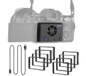 Andoer FS-06 Camera Cooling Fan External Cooling System for Sony A7M4/ZVE1/A6700/A7C2/ZV-E10/ZV1/A7C/FX30/A7S3 Canon Fujifilm