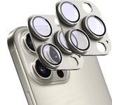 2PCS Tempered Glass Metal Camera Lens Protector Cover for iPhone 16E 16 E 15 Pro Max 14 Plus 13 Mini Protection Desert Gold