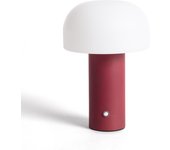 Ledkia Lámpara de Mesa LED Portátil con Batería USB Recargable Leta Negro