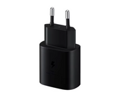 Cargador Samsung 25W Modelo EP-TA800XB y Cable USB C Carga Rápida Negro Sin Embalaje